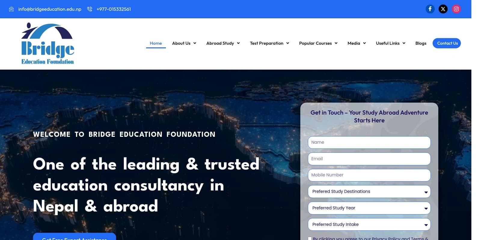 Bridge Education project cover