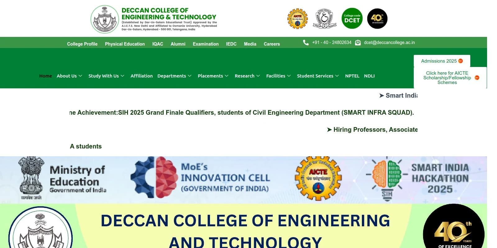 Deccan College project cover